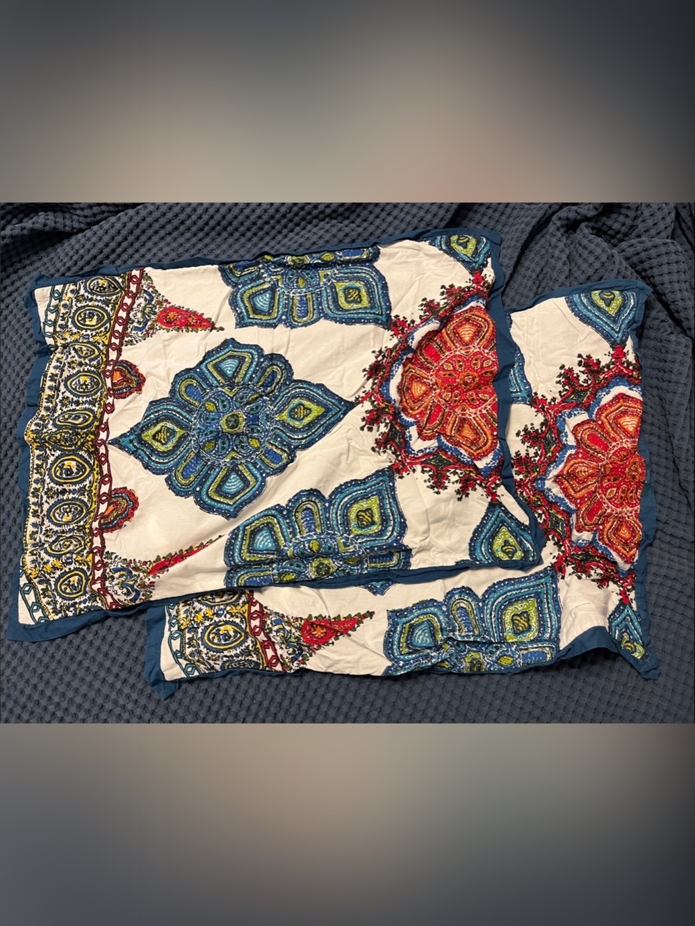 2-pack Pottery Barn boho medallion pillow cases